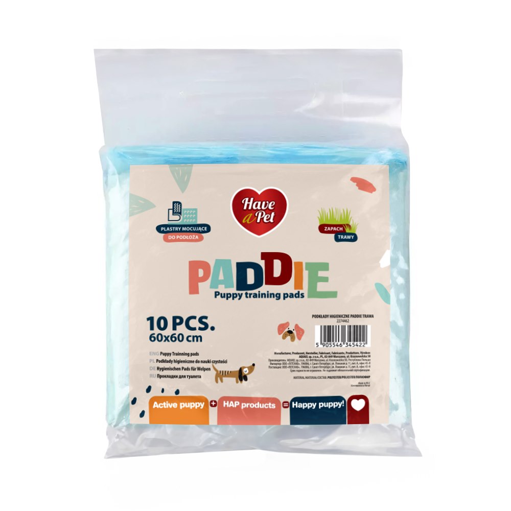 HAP TRAIN.PADS PADDIE GRASS 60X6 10PCS