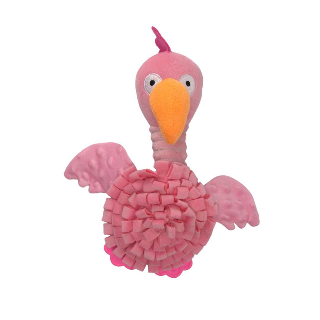 HAP TOY SNIFFY PLUSH BIRD PINK