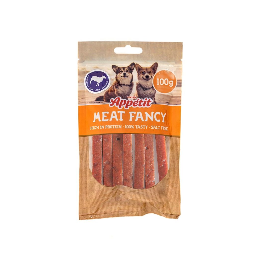 HAP FANCY STRIPS LAMB 100G