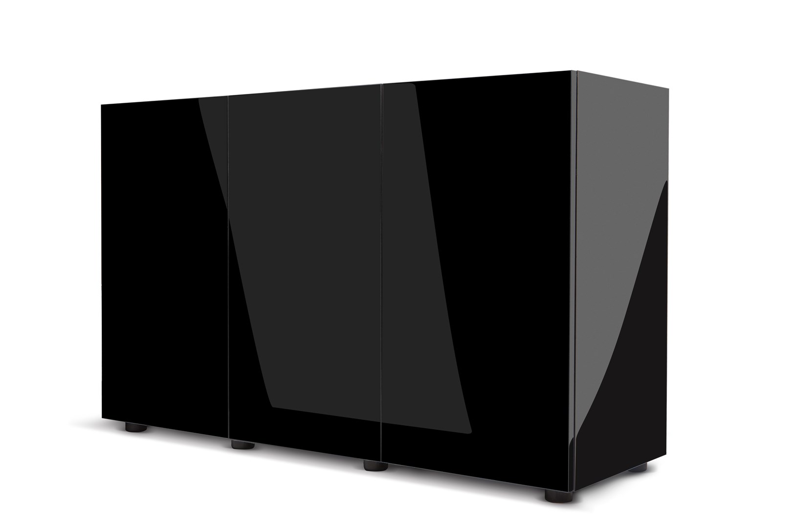 CABINET GLOSSY 150 BLACK