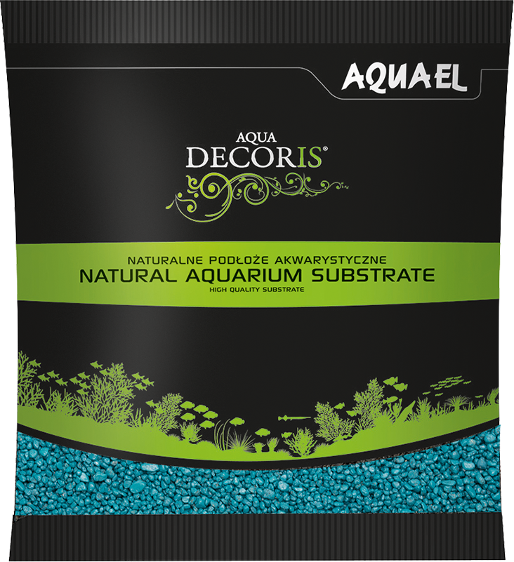 Gravel Aqua Decoris turquoise 1 kg