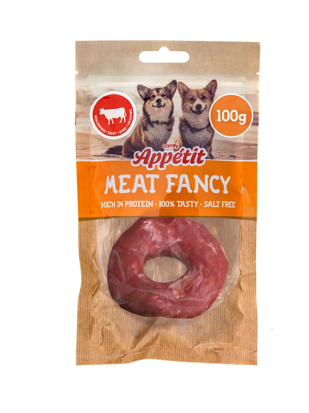 HAP FANCY RING BEEF/BECON 100G