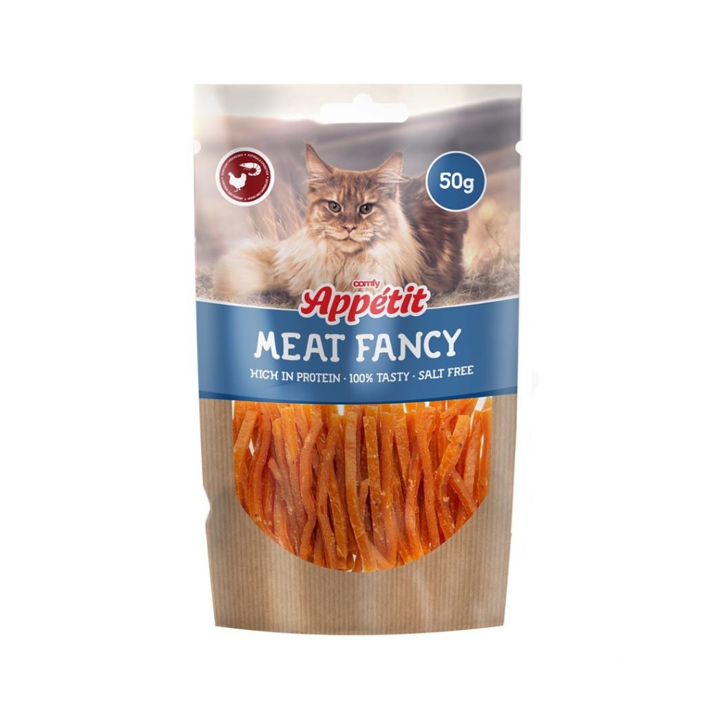 COMFY APPETIT FANCY CAT CHICK/SHRIMP 50G