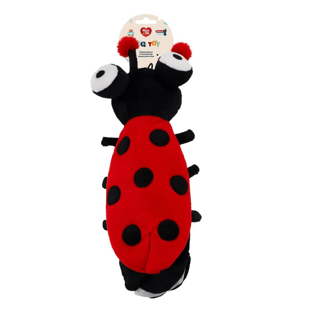 HAP TOY FOR DOG INSIDE LADYBUG