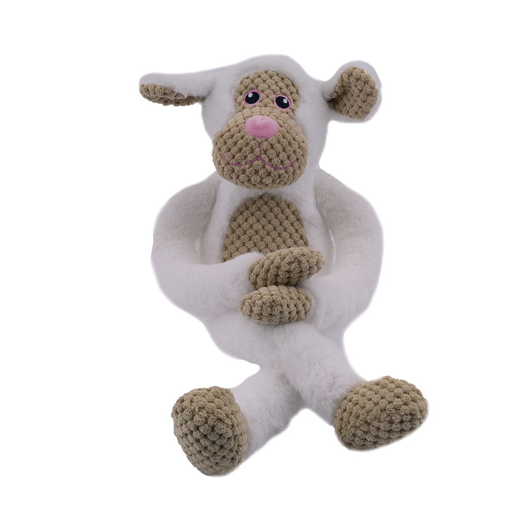 HAP TOY SOFT WHITE MONKEY PLUSH