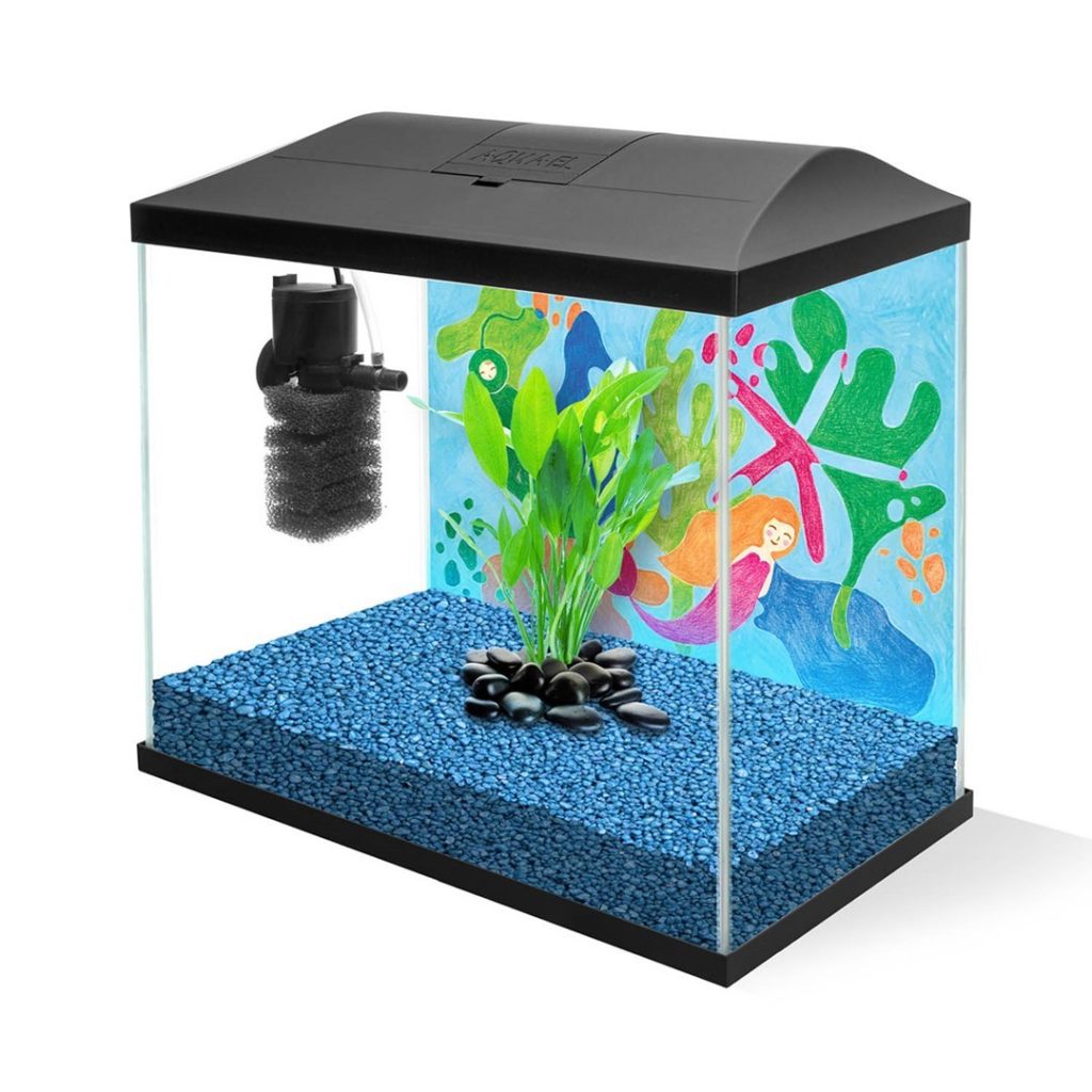 AQUARIUM SET LEDDY MINI 35 black