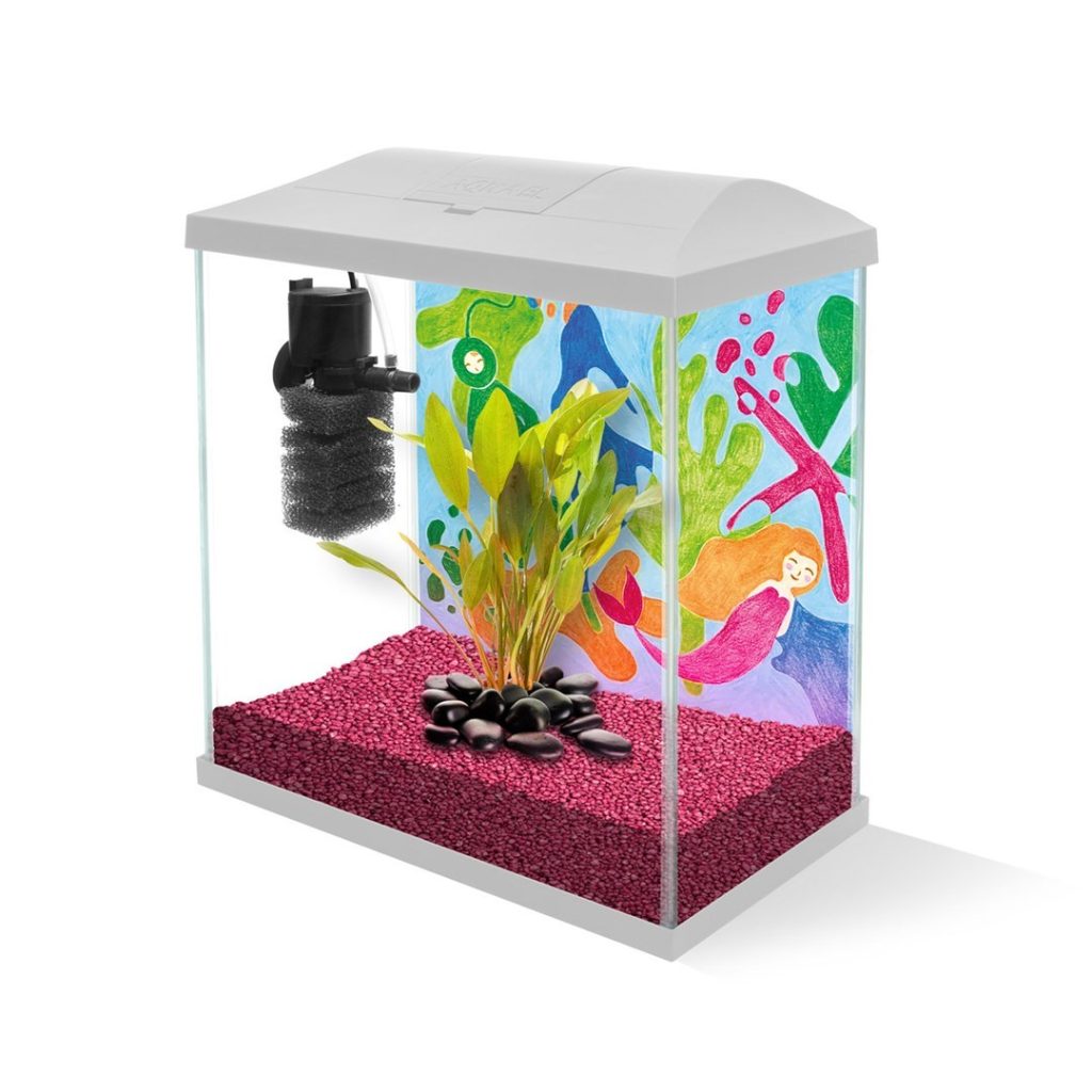 AQUARIUM SET LEDDY MINI 30 WHITE