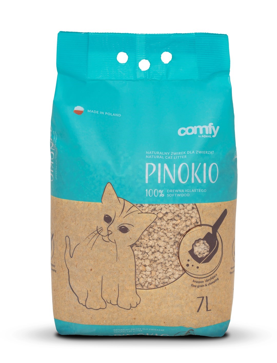 COMFY LITTER PINOKIO CLUM.CRUSH.PELL. 7L