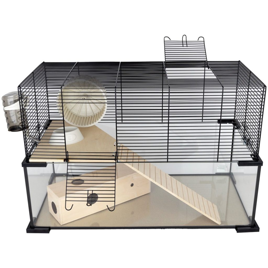 COMFY CAGE VETRO PLUS NATURE 60X30X39