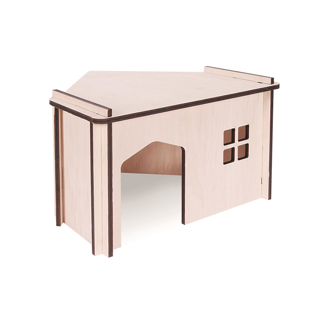PI/COM HOUSE WOODEN CORNER FOLDABLE 4 X