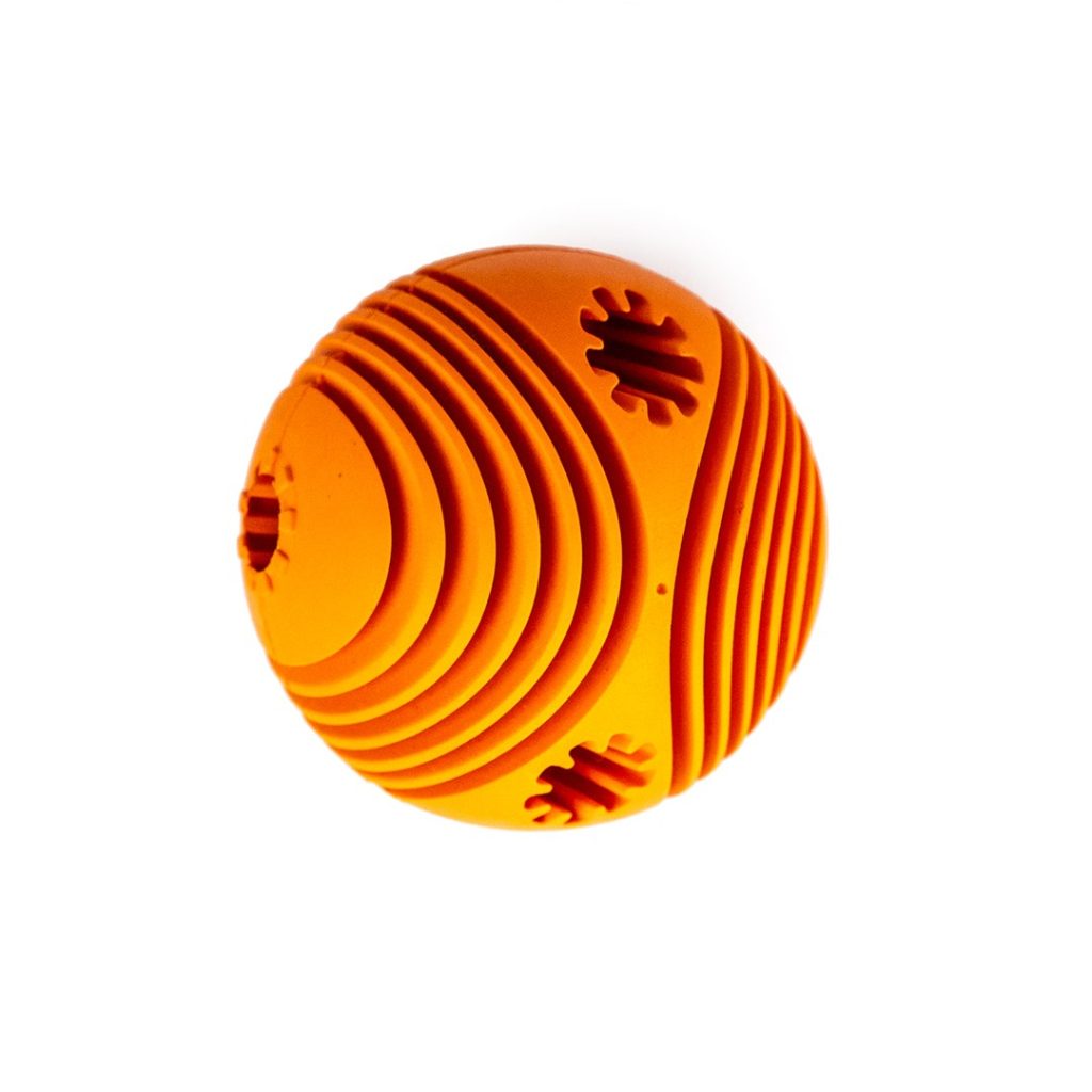 HAP TOY RUBBER SNACK BALL ORAN 6,3CM