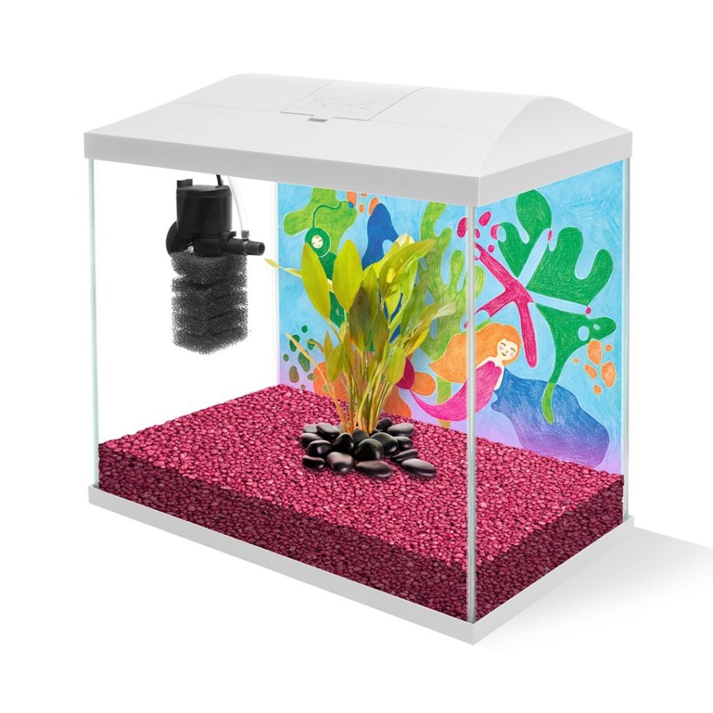 AQUARIUM SET LEDDY MINI 35 WHITE