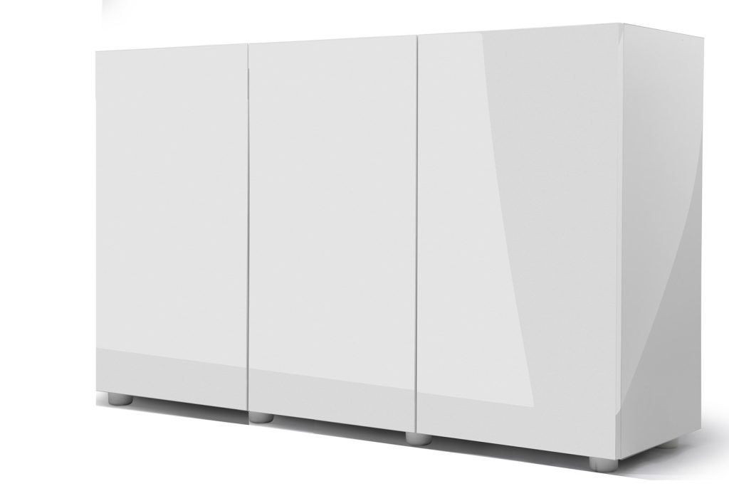 CABINET GLOSSY 120 WHITE