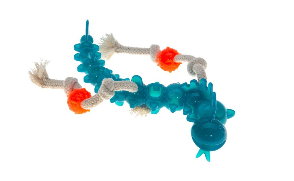 COMFY TOY ROBBI SNACKY WORM+ROPE X