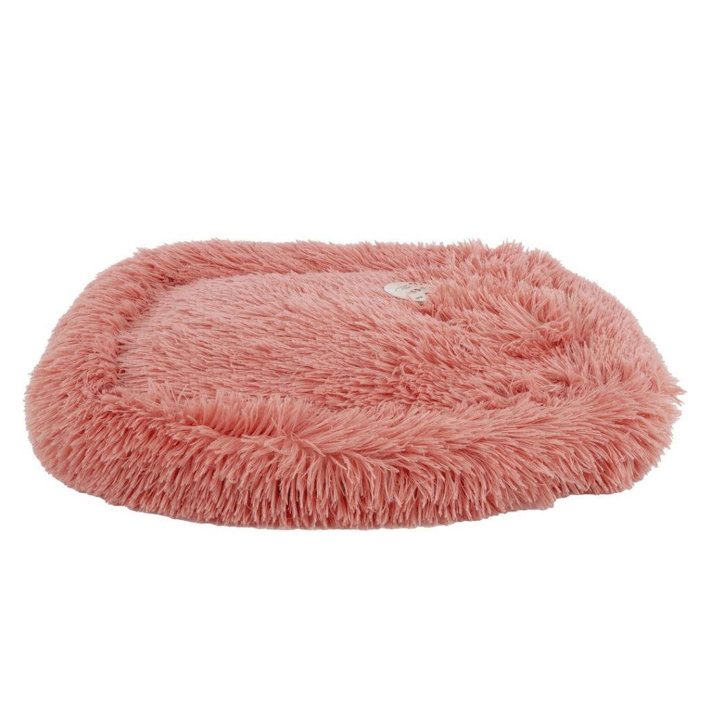 HAP BED FLUFFY PINK 56X46X6CM