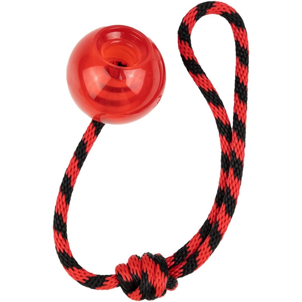 COMFY TOY STRONG DOG BALL+ROPE