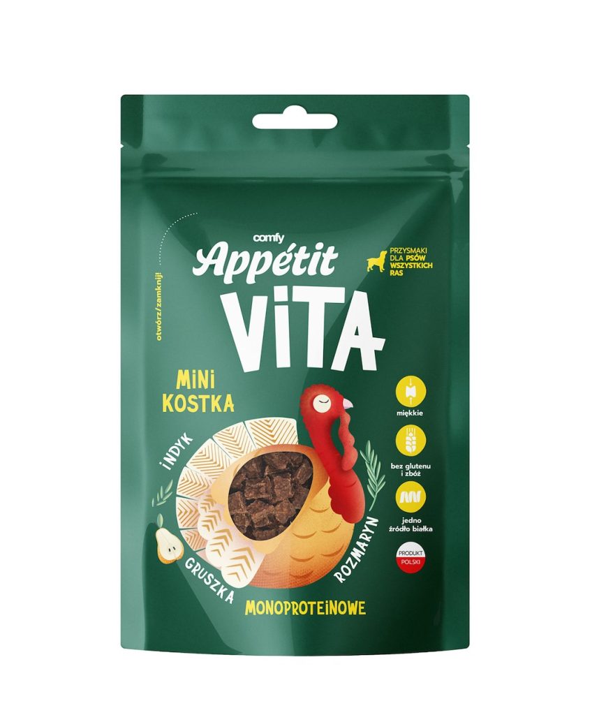 COMFY APPETIT VITA MINI TURKEY CUBE 80G