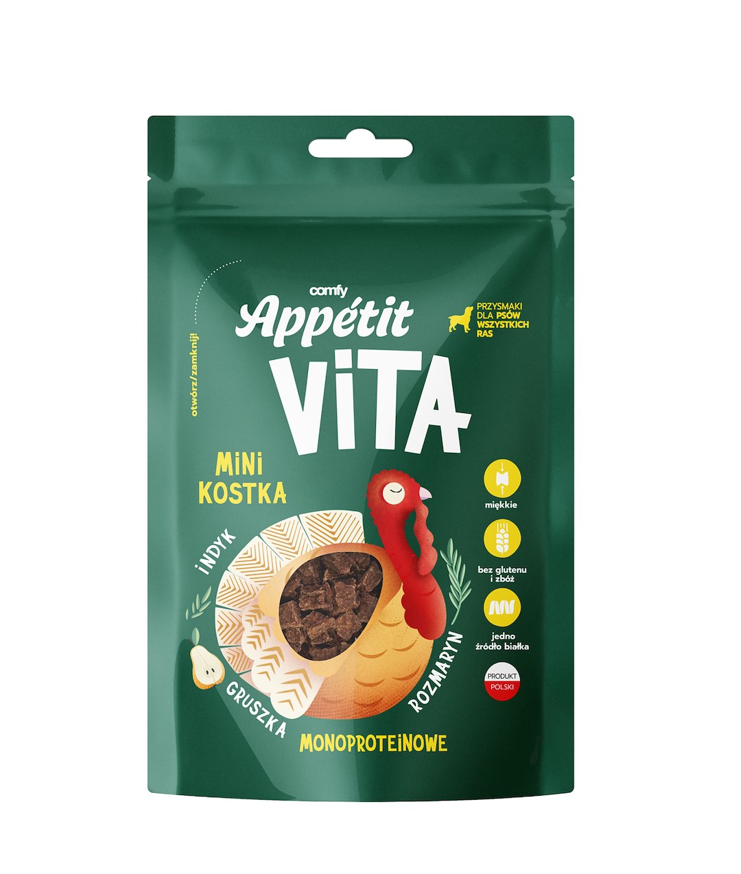 COMFY APPETIT VITA MINI TURKEY CUBE 80G