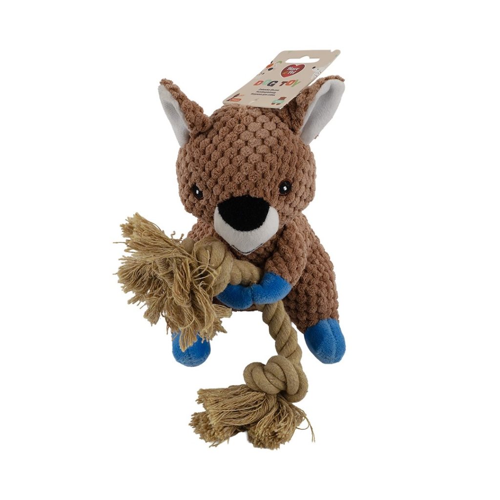 HAP TOY PLUSH FOX ROPE