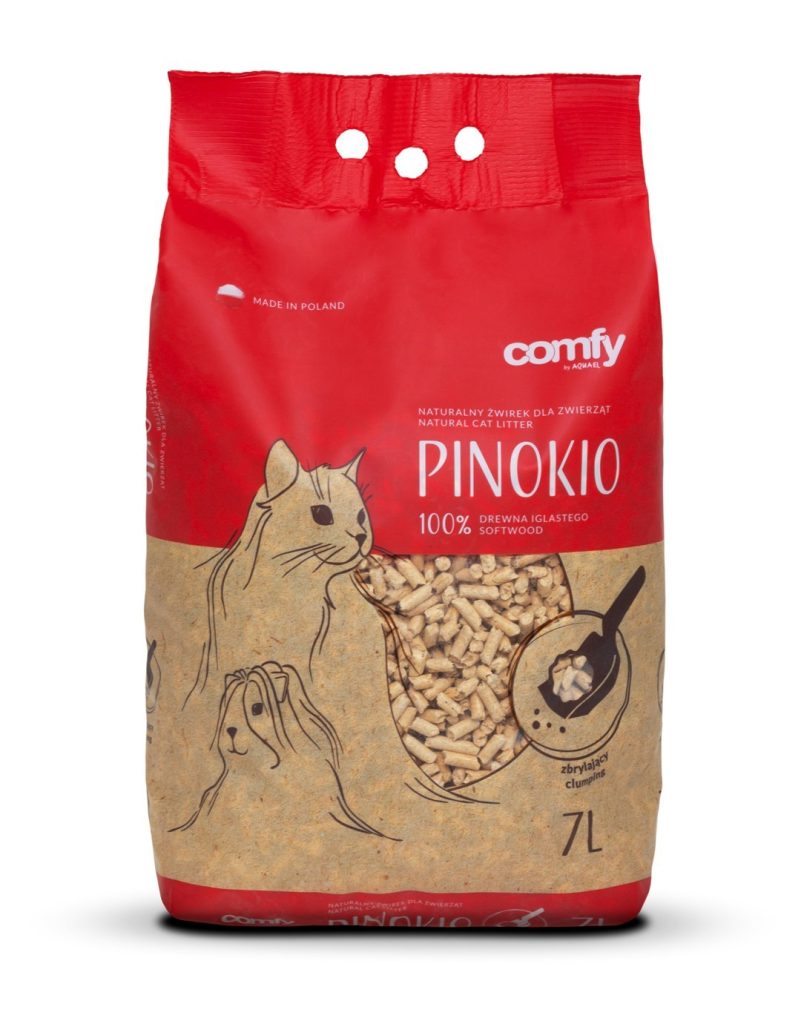 COMFY LITTER PINOKIO CLUMPING PELLETS 7L