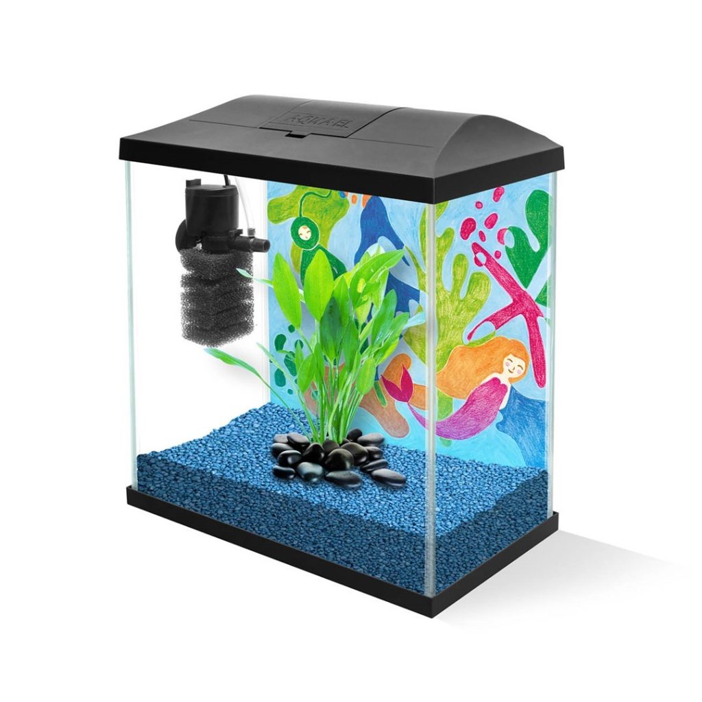 AQUARIUM SET LEDDY MINI 30 black