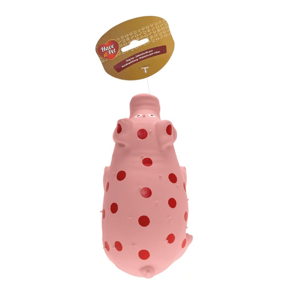 HAP TOY PIGGY DOT ORANGE 21 cm