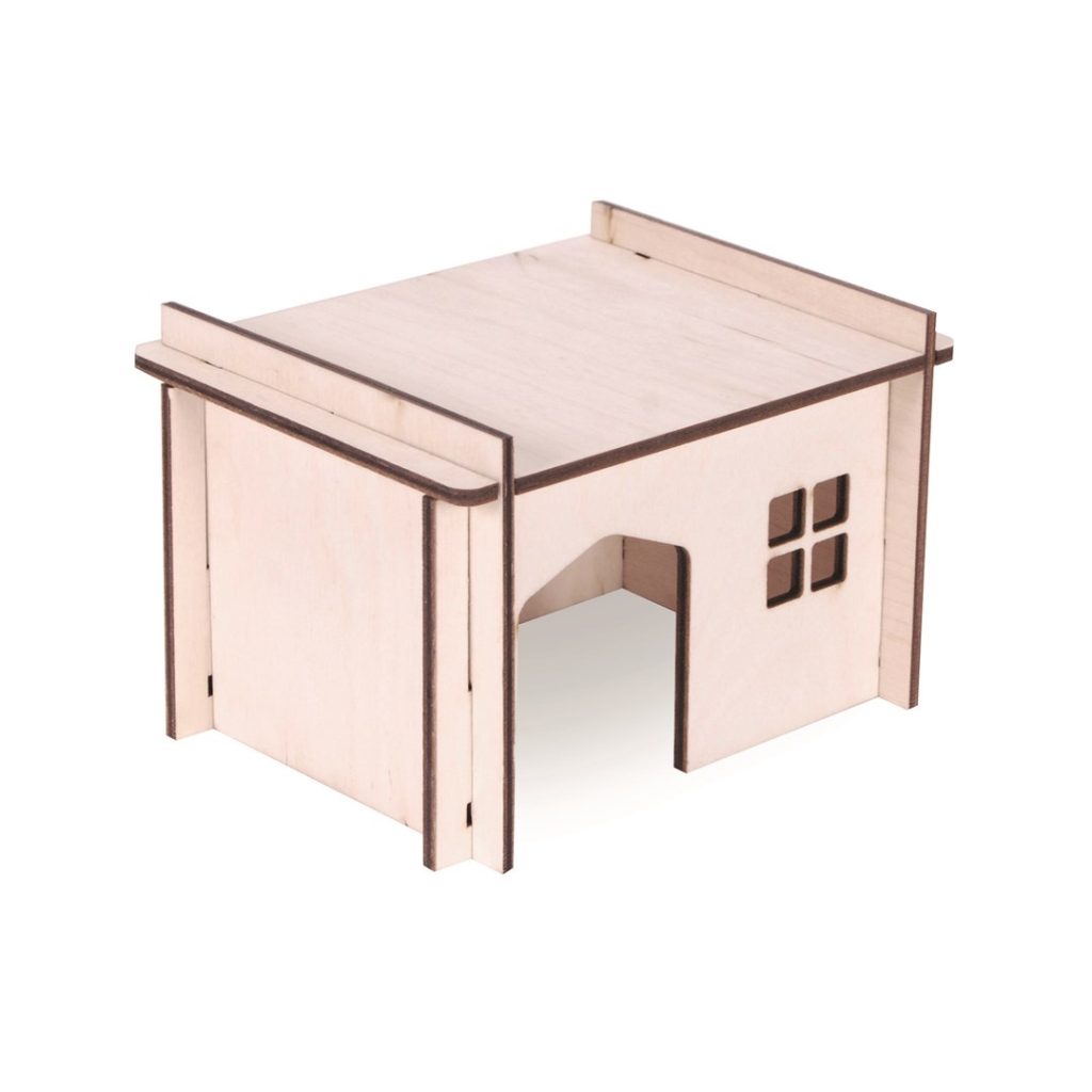 PI/COM HOUSE WOODEN SQUARE FOLDABLE 2 X