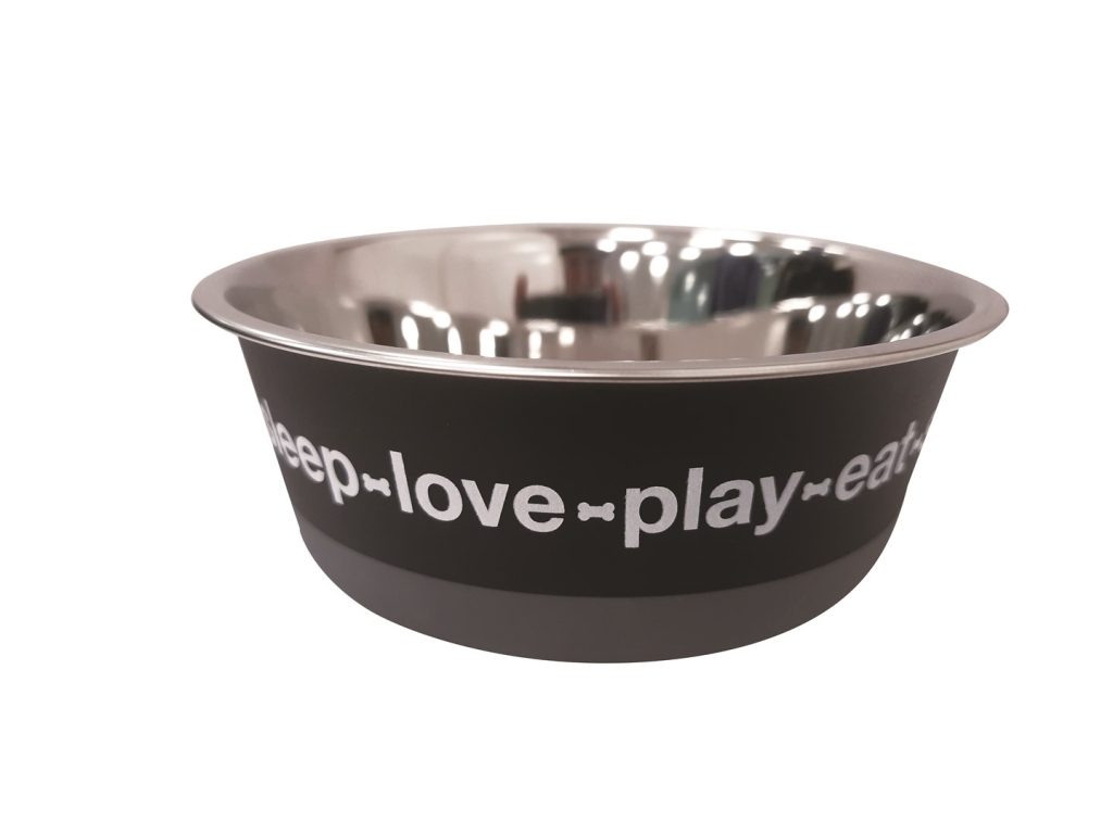HAP METAL BOWL TEXT 1620 ML X