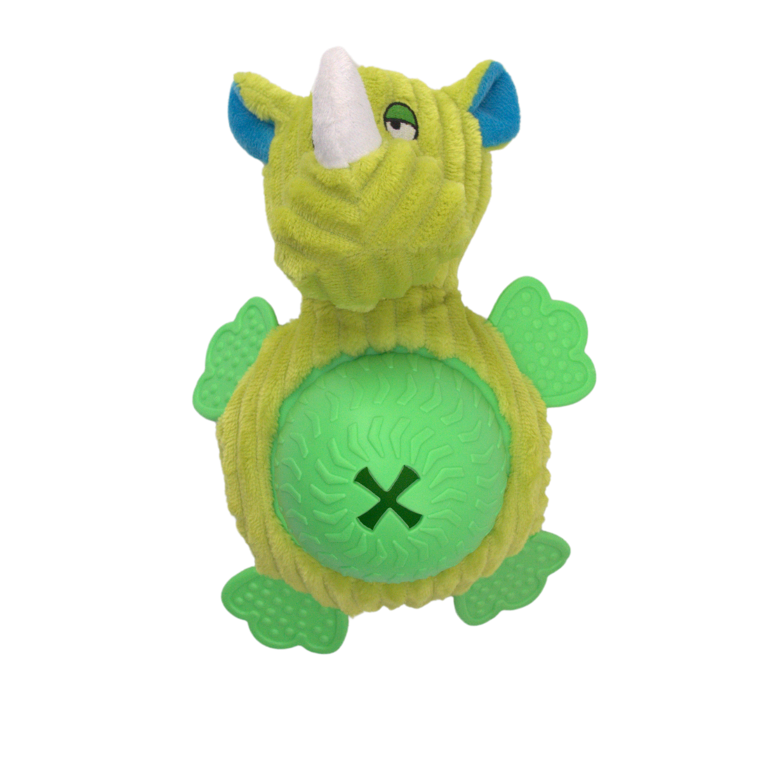 HAP TOY SNACKY PLUSH RHINO