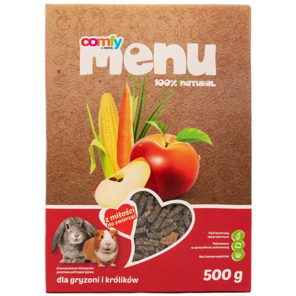 COMFY MENU ROD.&RAB. GRANULATED 500G