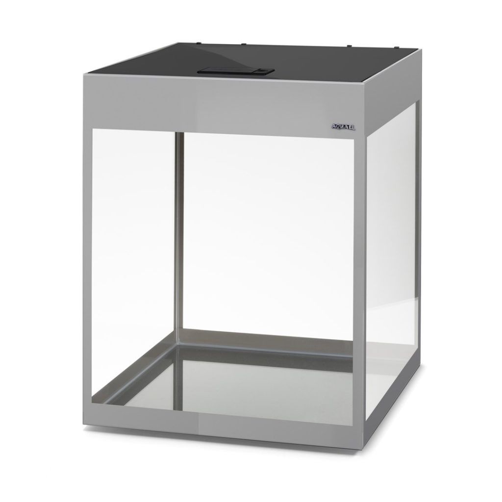 AQUARIUM SET GLOSSY CUBE D&N GRAY